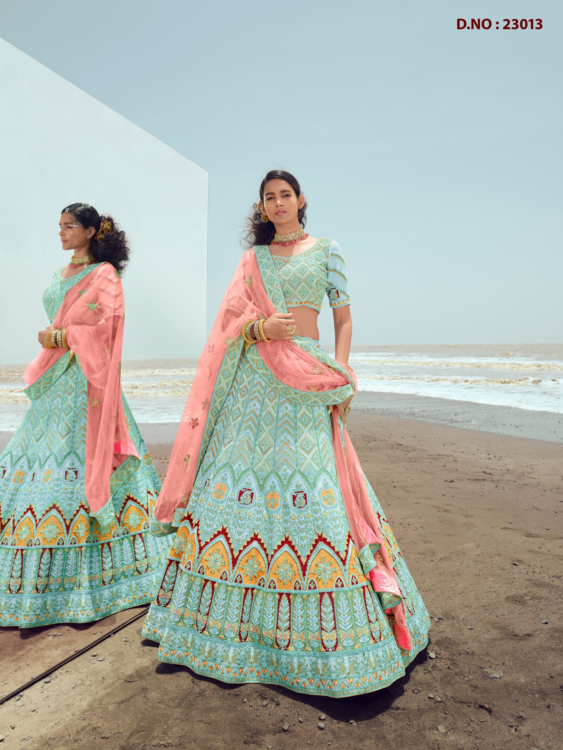 Shoryam Fashion Girls -Lehenga Choli designer Embroidered Semi-Stitched Party  Wear lehenga choli for girls