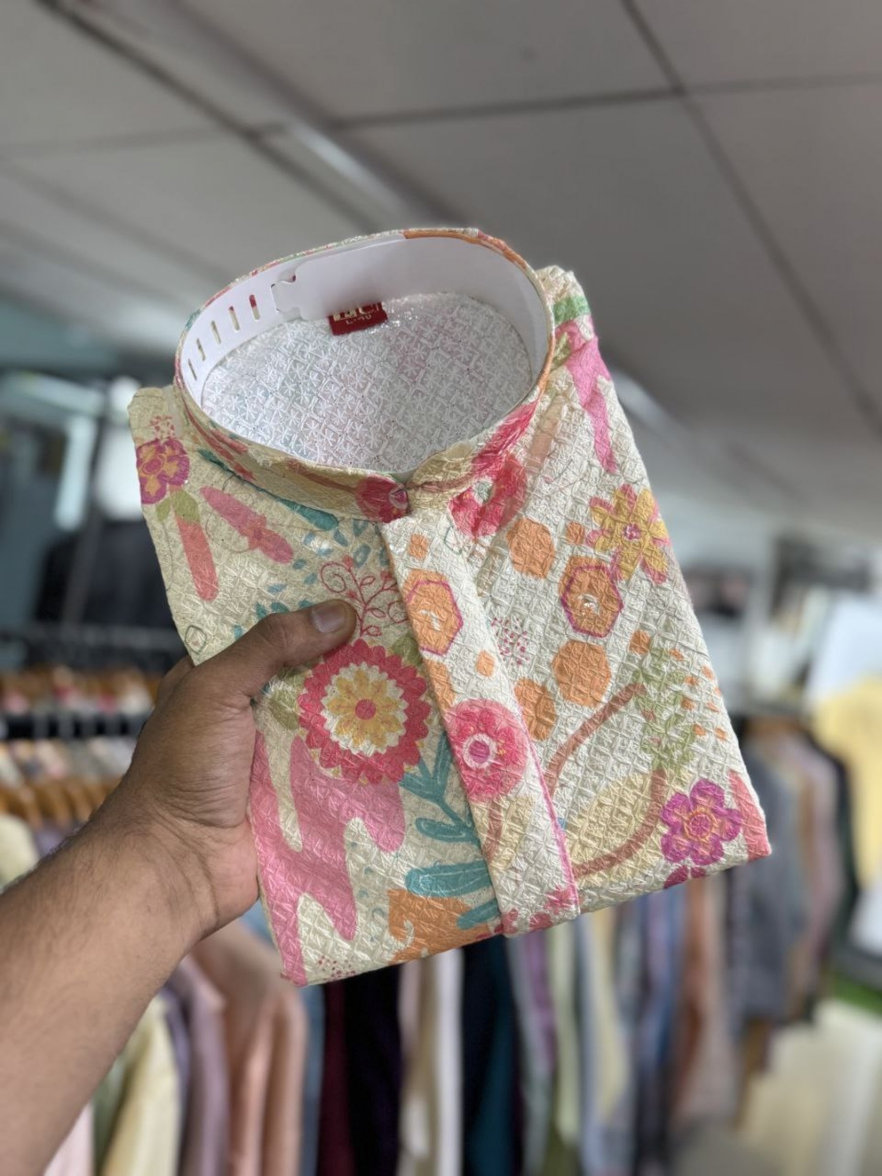 Pure Viscose Readymade Kurta set in Multi Color With Lucknowi Sequence Work 