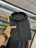Soft Royan Readymade Kurta set in with Black Color With Chicken Embroidery