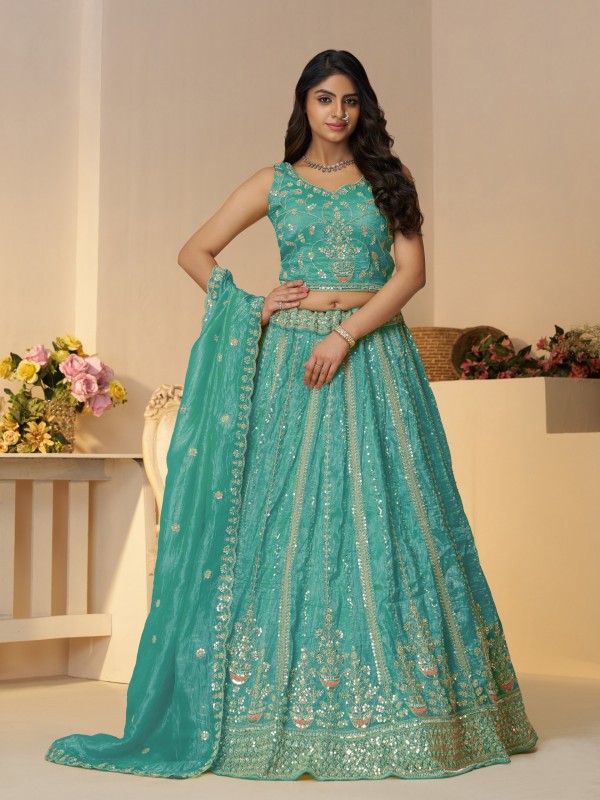 Jimmy Silk Party Wear Lehenga In Pink Color With Embroidery Work